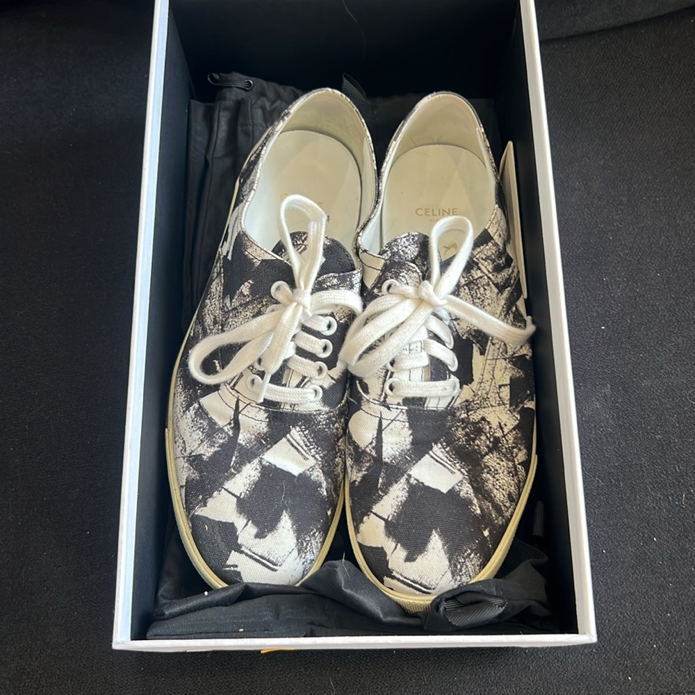 Celine Black and White sneakers